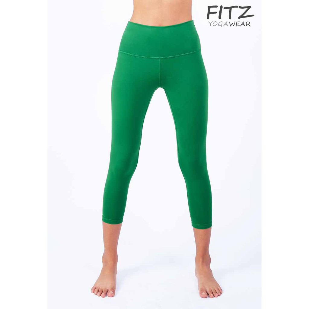 กางเกงโยคะขา 5 ส่วน รุ่น Fitz - Simplicity Capri - Festive Green