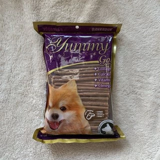 Yummy Gold ขนมสุนัข ขนมหมา ยัมมี่โกลด์ นน 1KG [ ไก่ ชีส เนื้อ ตับ รวมรส]