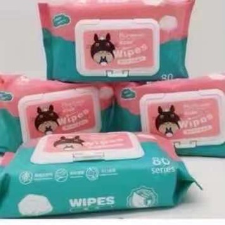 ราคาBoqi factory   ทิชชู่เปียกเด็ก   ทิชชู่เปียกทำความสะอาด พร้อมส่ง  ราคาถูก น้ำเต็มๆแผ่น12✖️16cm Baby Wipes
