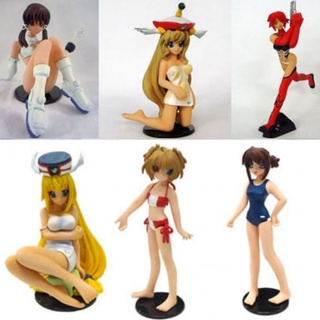 (แท้/มือ2) Yujin Tenbatsu Angel Rabbie Gals Girl Figure "Lasty Farson" 4"IN SEXY FIGURE LOOSE ตาสองสี ชมรมคนไร้เพื่อน