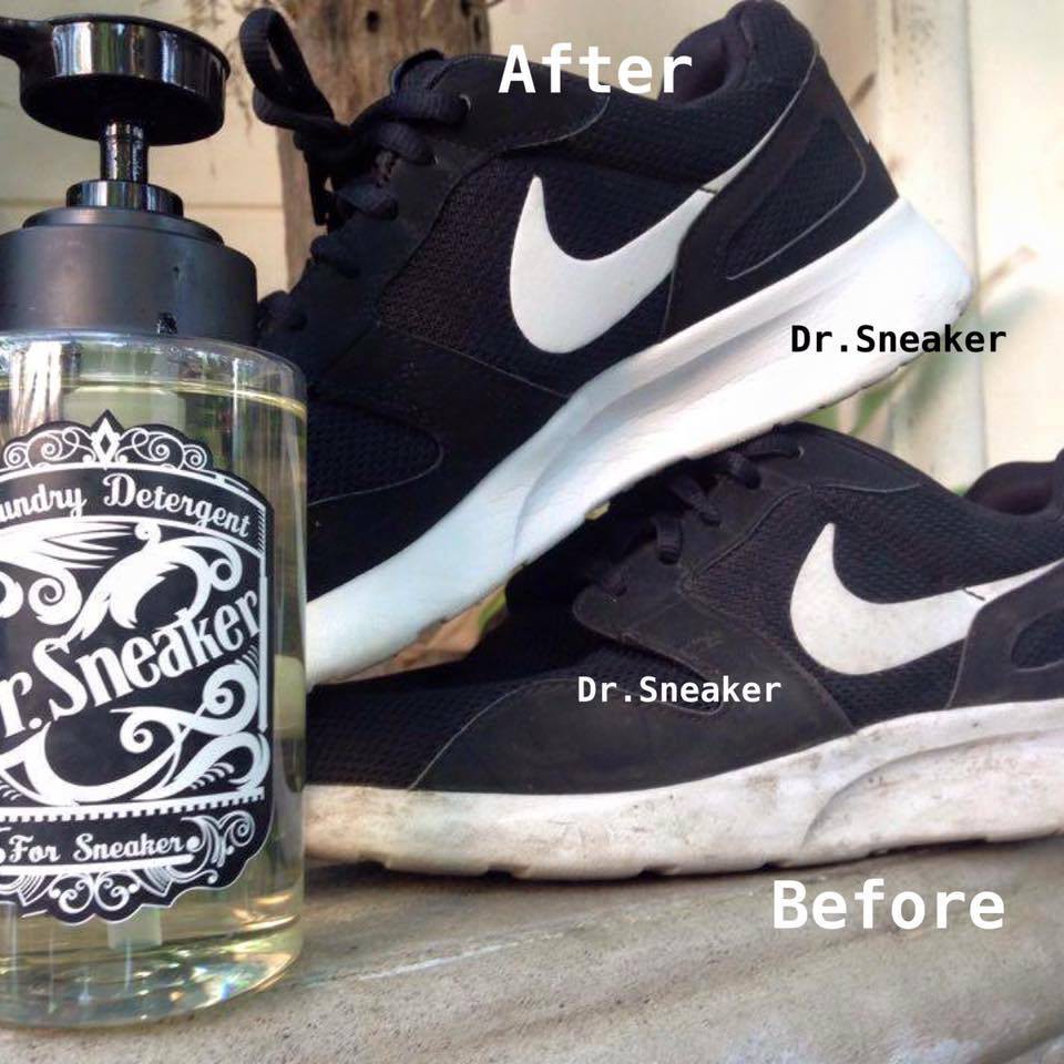Dr.Sneaker น้ำยาซักรองเท้า เลือก สั่งได้ด้านใน