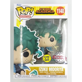 Funko Pop My Hero Academia - Izuku Midoriya [เรืองแสง] : 1140 (กล่องมีตำหนินิดหน่อย)