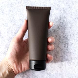 100ml Brown Plastic Soft Tubes Lotion Bottle Frost Cosmetic Squeeze Hose Empty Facial Cream Packaging Container Refillable Bottle