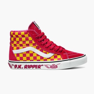 [ของแท้ ส่งฟรี จากไทย] VANS SK8-HI REISSUE - (SE BIKES) PK RIPPER/RED/YELLOW/REFLECKTIVE CHECK