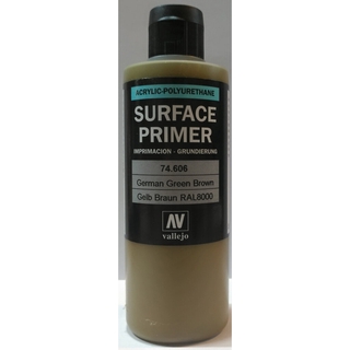 Vallejo SURFACE PRIMER 74.606 Ger. Green Brown 200ml.