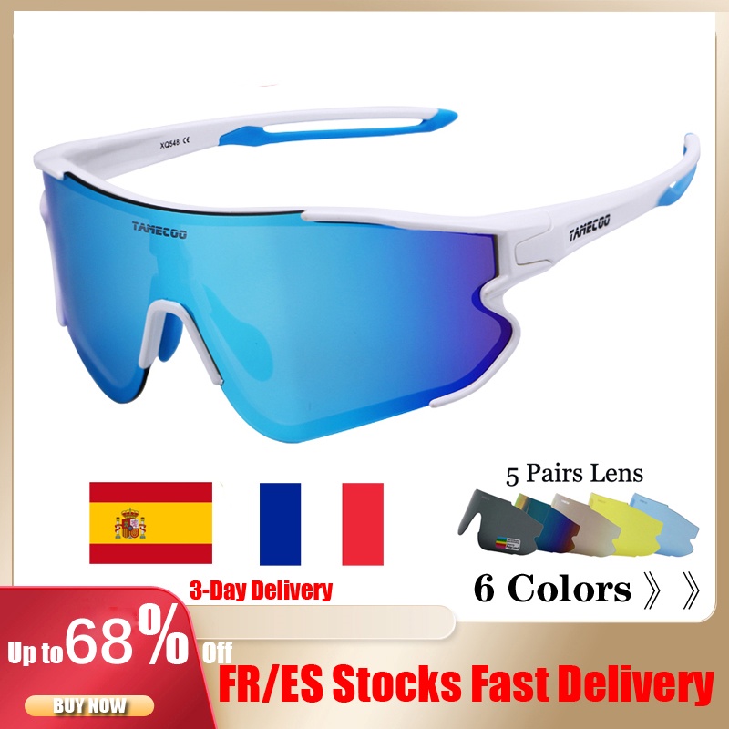 Tamecoo Uv400 Cycling Glasses Sports Sunglasses Polarized Mtb Bike Bicycle Eyewear Sunglasses