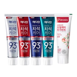 (ของแท้) median dentan iq Tartar Care tooth paste ปริมาณ 120 g. ยาสีฟัน dental iq เกาหลี