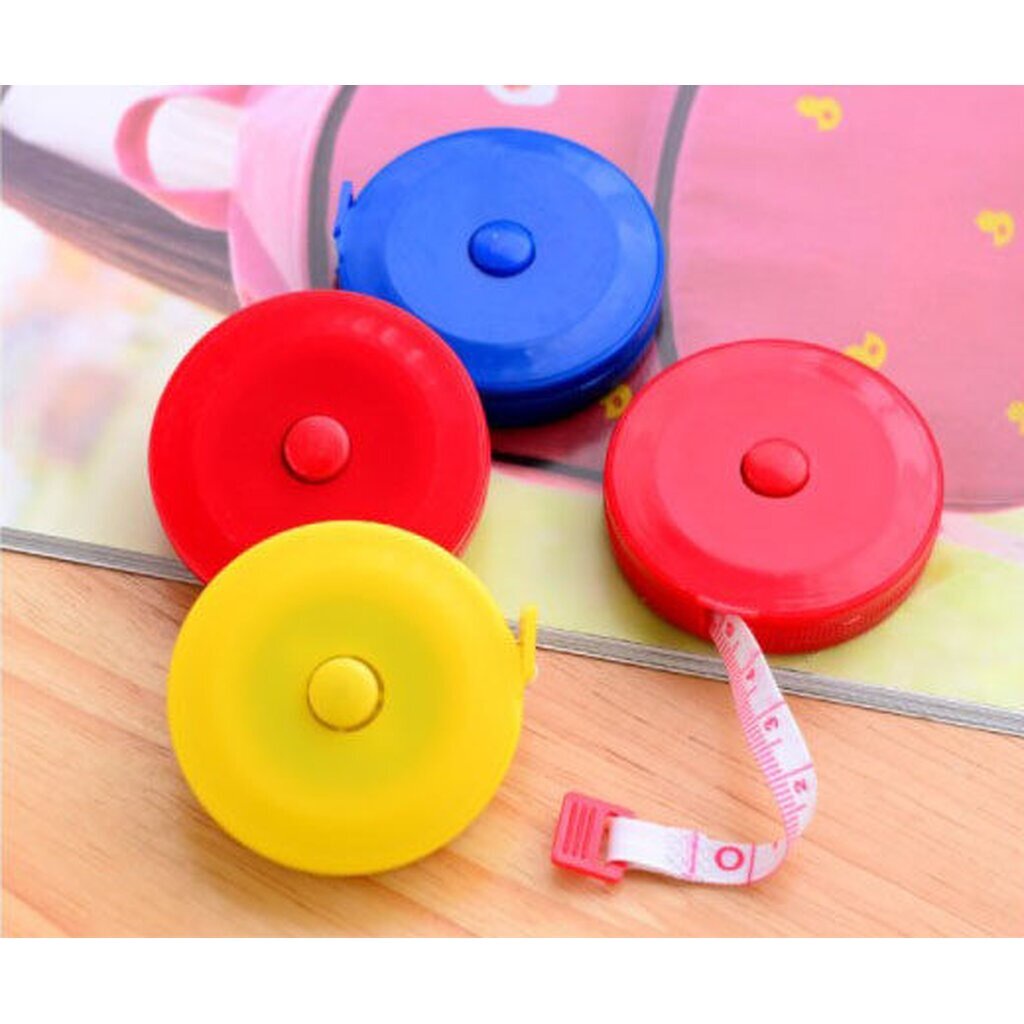 ตลับสายวัดตัว สายวัดเอว ทรงกลม แบบพกพา ม้วนเก็บได้ ยาว 150 ซม./60 นิ้ว - รูปที่ 5