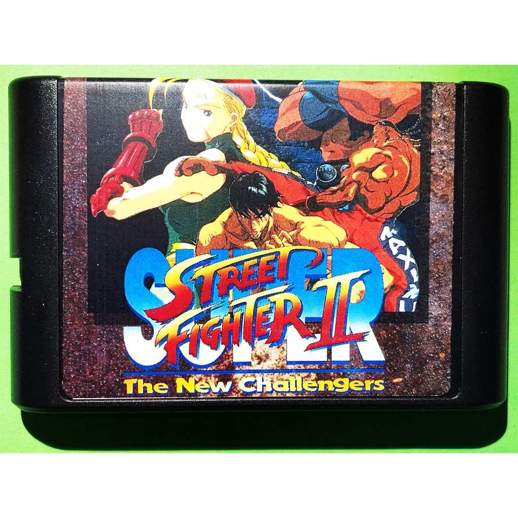 MD Shijia คอนโซลเกม 16 บิตเทปแบบบูรณาการเต็มรูปแบบ 16-Player Street Fighter สี Voice Repair รุ่น Ful