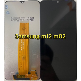 จอ+ ทัชสกรีน  LCD Samsung m12 m02 งานแท้ แพร m127F ใช้ด้วยกันได้ Display แถม ฟิล์มกระจก +ชุดไขควง+กาว