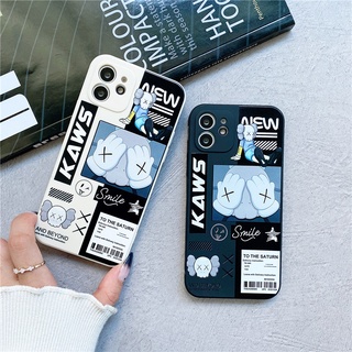 Lens protect XX Kaws เคส Vivo Y20S Y12S Y12A Y15 Y17 Soft Case Edge print เคท Vivo Y31 Y30 Y50 Y91 Y93 Y95 Phone case เคสโทรศัพท์