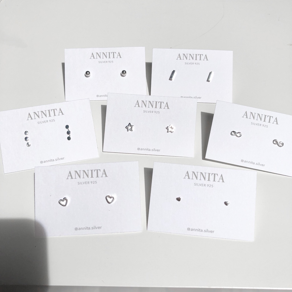 annita.silver - sterling silver925 earring // ต่างหูเงินแท้925