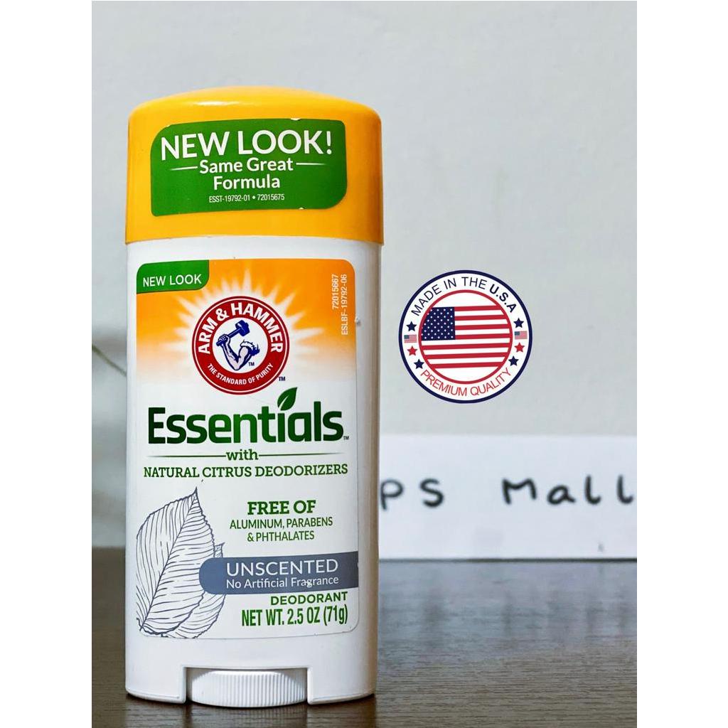 Arm & Hammer, Essentials with Natural Citrus Deodorizers, Deodorant