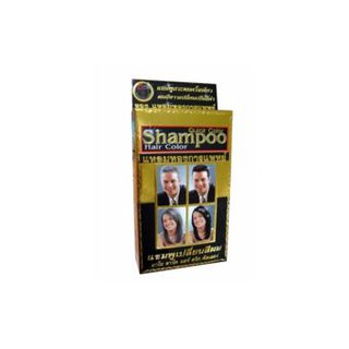 Mano Dark Hair Shampoo Hair Color มาโน ดาร์ค แฮร์ แชมพูเปลี่ยนสีผมเป็นสีดำ 2X20ml.1กล่อง