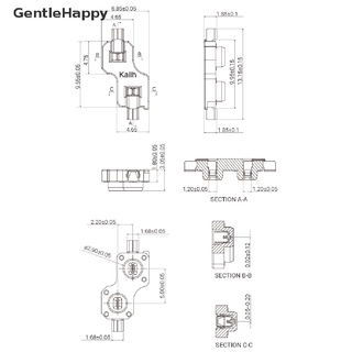 Gentlehappy ซ็อกเก็ต Kailh Hot Swap สําหรับคีย์บอร์ด 1350 สวิตช์ DIY 10 ชิ้น