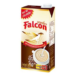 Golden time✨ FALCON ฟอลคอน นกเหยี่ยว นมข้นจืด นมปรุงแต่งสำหรับปรุงอาหารและเบเกอรี่ ขนาด 1000ml 1L นมสเตอร์ริไลส์ Milk Hi