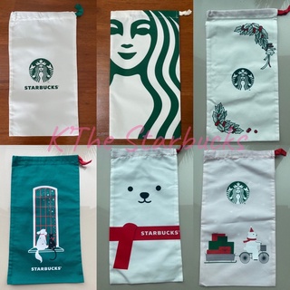 STARBUCKS® ถุงผ้าใส่แก้วจากช๊อปสตาร์บัคแท้