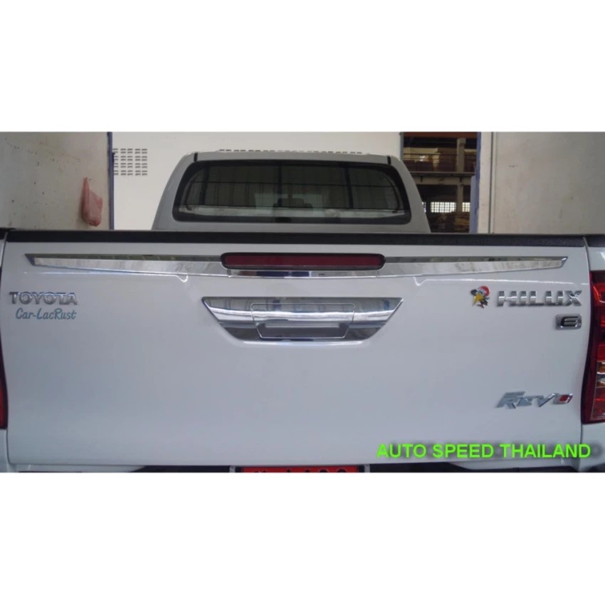 คิ้วท้ายรถกระบะTail Gate Trim – คิ้วฝากระบะท้าย (3 ชิ้น) V3 Hilux Revo 2015 (AOS) #4936