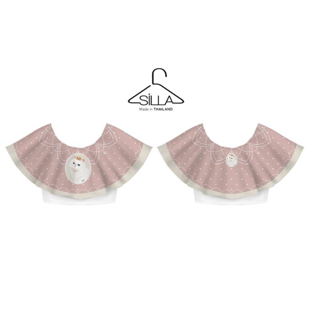 เสื้อsilla ลายแมวชมพู