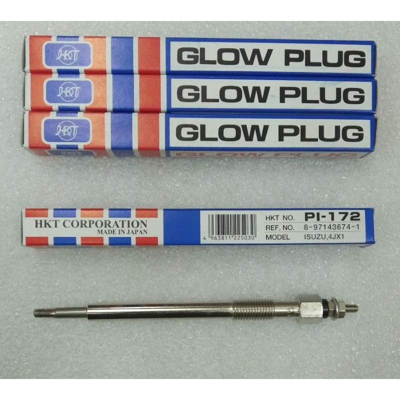 ISUZU D-MAX 4J×1, 11V GLOW PLUG(PI-172)- 1 SET/4PCS
