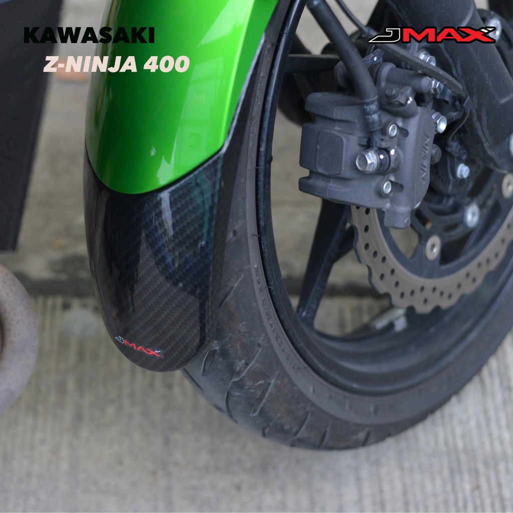 ต่อบังโคลนหน้า ตรงรุ่น Ninja /Z400 ดำด้าน