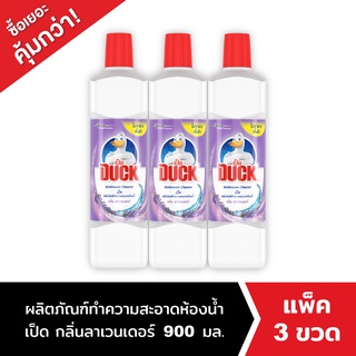 Duck Clean &amp; Fresh Lavender Bathroom Cleaner 900ml Pack 3