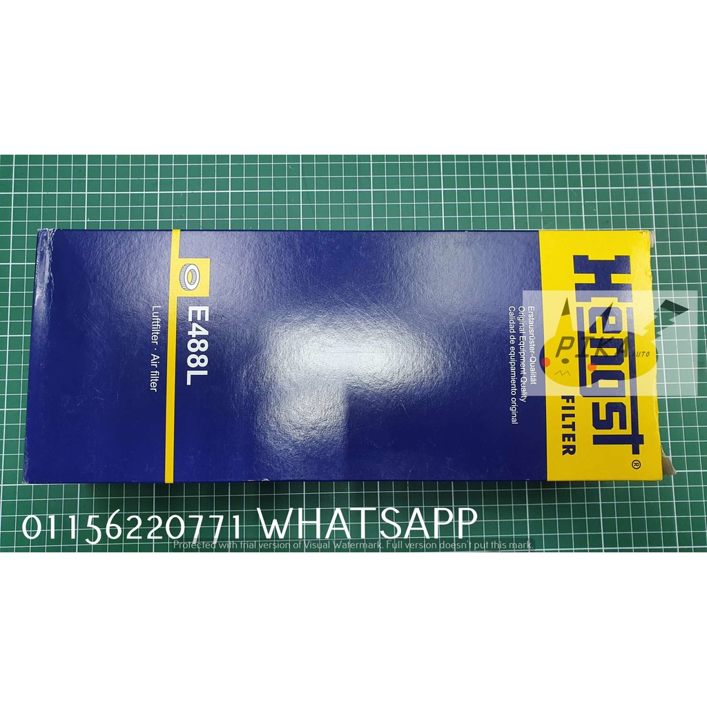 1K0 129 620D Hengst E488L กรองอากาศ 1K0129620ดี 7322310000 AUDI A3 VOLKSWAGEN GOLF BEETLE JETTA