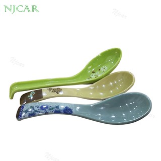 NJCAR CN ช้อนโจ๊ก ขนาดเล็ก ช้อนข้าว ช้อนขนม ช้อนซุป