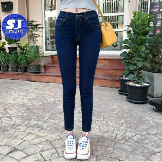 👖ยีนส์ทรงสกินนี่ขาเดฟ🍏เข้ารูป ขายาว ผ้ายีนส์ยืดสวย🍎แบบกระดุม/แบบซิป💕💕