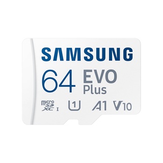 [ราคาพิเศษ 269บ.] Samsung Evo Plus (2021) เมมโมรี่การ์ด MicroSD card 64GB (UHS-I U3) -10Y