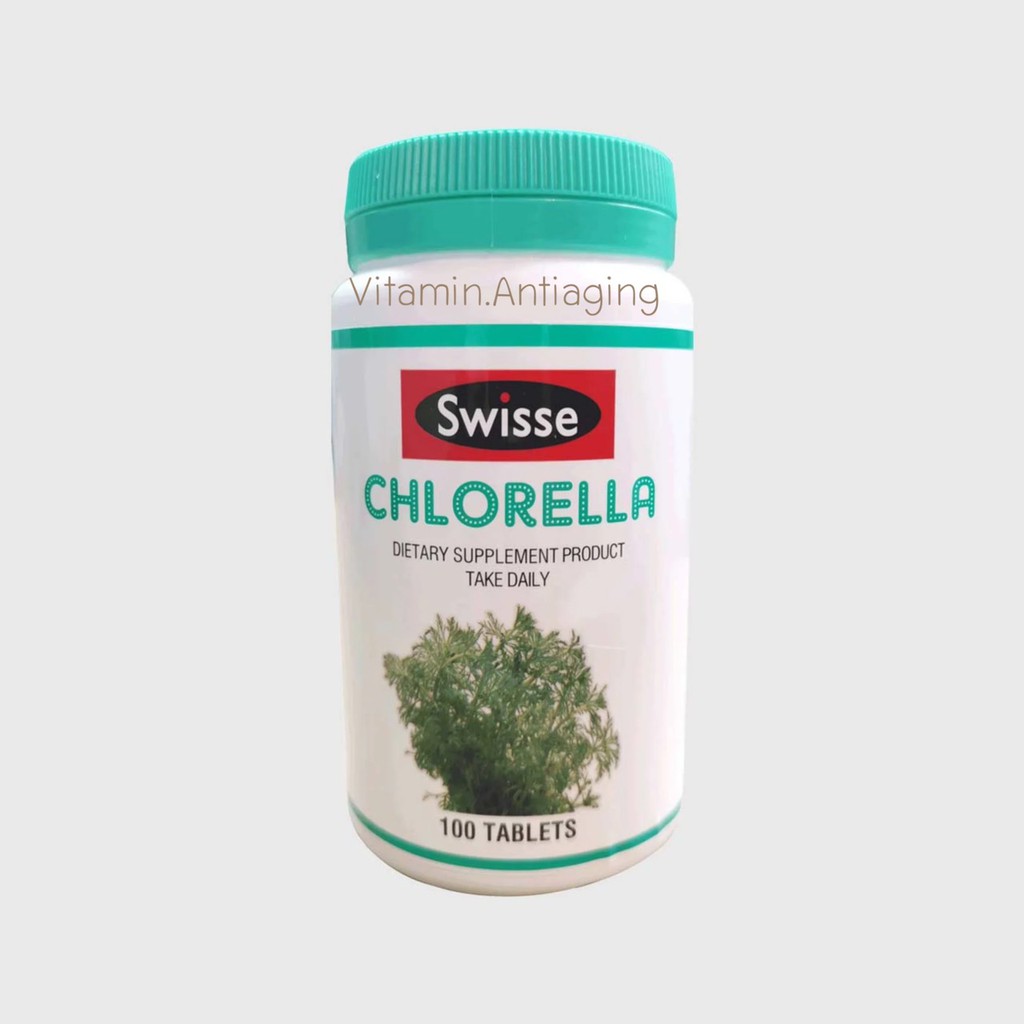 ของออสเตรเลีย คลอโรฟิลล์ เข้มข้น สะอาด 100 Tablets (Organic Chlorella Detox Superfood)