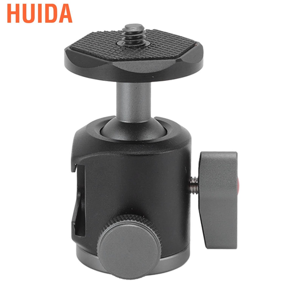 Huida Mini Ball Head 360 Degree Rotatable Aluminium Tripod 14in Cold