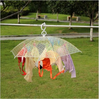 Hangers with rainproof umbrellas ไม้แขวนผ้ากันฝน คละสี