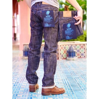 DRIFT DENIM 16.7 oz รุ่น 916 ริมฟ้า Slubby" MidnightBlue Selvage