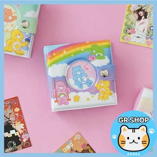 [DAISO Korea] 💗Carebears💗 สมุดเก็บการ์ดรูปภาพ 3 รู (30 หน้า / 60 ที่จับ) อัลบั้มรูปภาพไอดอล / ตกแต่งไดอารี่ / KPOP BTS BLACKPINK SEVENTEEN