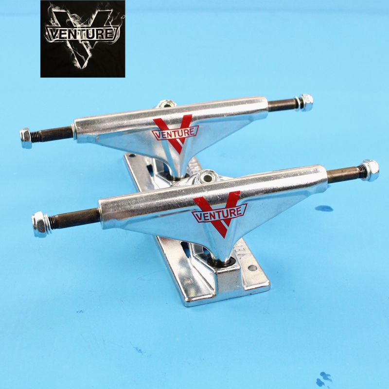 VENTURE 5.25 INCH KINPIN HOLLOW TRUCK 2PCS V-bridge ของสเก็ตบอร์ดนําเข้า TRUCK 5.25 นิ้ว Vtruck