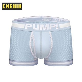 Cmenin Pump กางเกงชั้นในบ็อกเซอร์ขาสั้นสําหรับผู้ชายผ้าไนล่อนเซ็กซี่เอวต่ํา H499