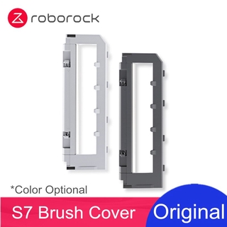 แท้จริง Original Roborock S7 / Q7 Max Robot Vacuum Mop Cleaner Parts Main Brush Cover Spare Replacements Grey and Black Optional