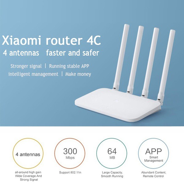 เร้าเตอร์ Xiaomi Mi Router 4C