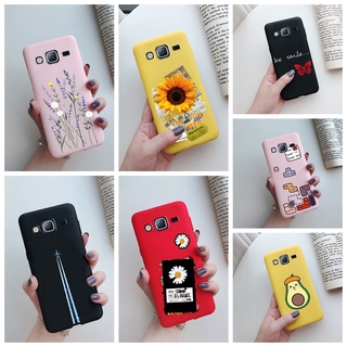 เคสโทรศัพท์ซิลิโคนลายดอกทานตะวันสําหรับ Samsung Galaxy J7 2016 2015 J7 Core J700F J700M J700H J710