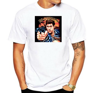 เสื้อยืด ลาย Scarface สีดํา สําหรับผู้ชายS-5XL