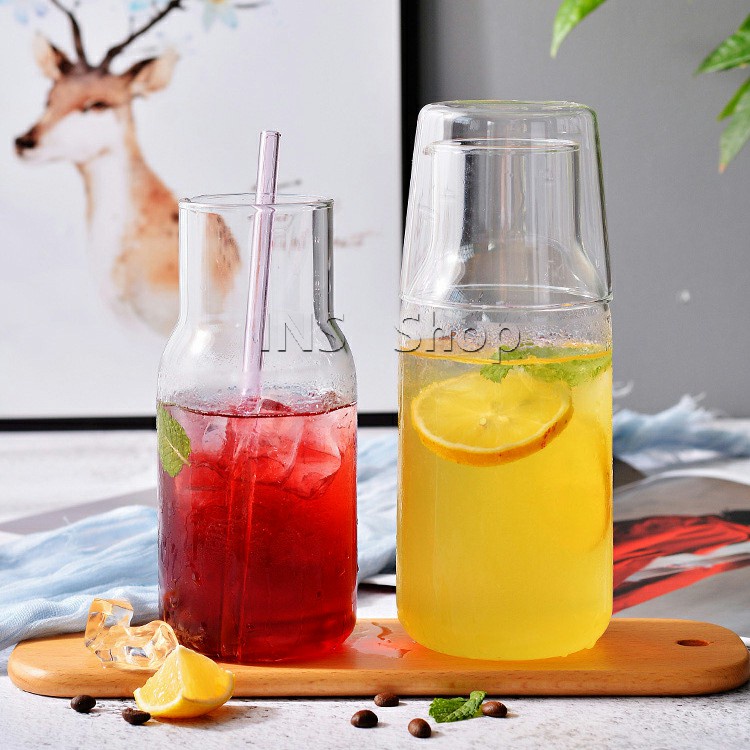 ชุดถ้วยแก้วใส่เครื่องดื่ม สไตล์ญี่ปุ่น ถ้วยนม  drink cup combination