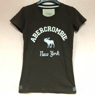 Abercrombie เสื้อยืดสีน้ำตาล มือ1