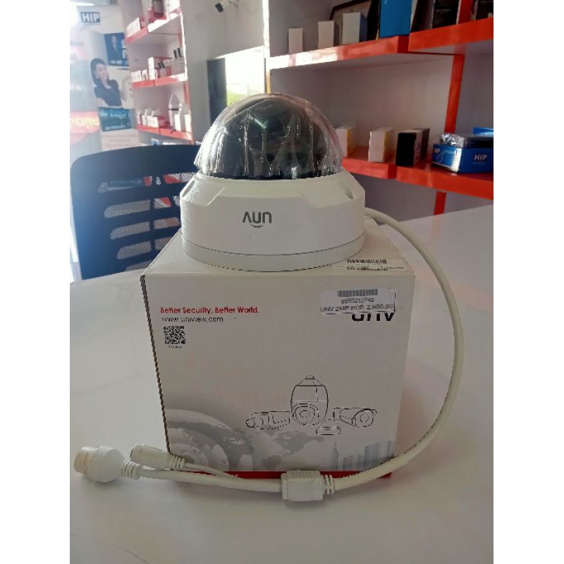 กล้องวงจรปิด UNV 2 MP POE