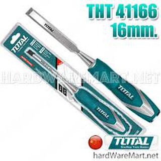 สิ่วลบเหลี่ยม 16mm TOTAL THT41166 woodworking chisel โททอล