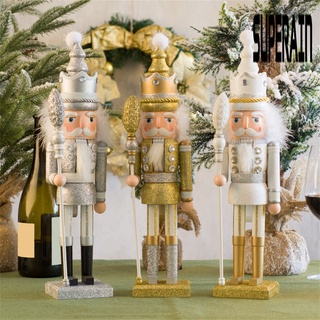 &lt;Christmas Decoration&gt; หุ่นตุ๊กตาทหาร นํากลับมาใช้ใหม่ได้ สไตล์วินเทจ สําหรับตกแต่งบ้าน