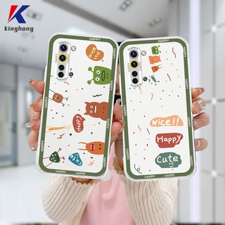 เคสโทรศัพท์ For Realme C11 2021 C21Y C31 C35 C15 C21 C25 C20 C3 C12 C2 C25S 5 5S 5i C17 7i C1 C25Y C2 C3i 6i C20A realme Narzo 20 10 10A 20A 30A ใหม่ เคสโทรศัพท์มือถือแบบนิ่ม TPU ใส กันกระแทก กันรอยกล้อง ลายมอนสเตอร์น่ารัก