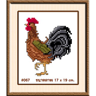 ไอแอมครอสติช iamcrossstitch DIY รหัสTmini-067 18x20 cm. ชุดอุปกรณ์งานฝีมือปักครอสติชครบชุด