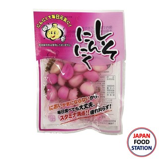 ARAKI PICKLED GARLIC SHISO NINNIKU 50G (17913) กระเทียมดองผสมชิโสะ