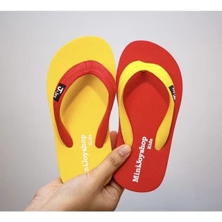 รองเท้าแตะทูโทนเด็ก พื้นนิ่มใส่สบาย ไม่ลื่น น้ำหนักเบา มีหลายสีให้เลือก